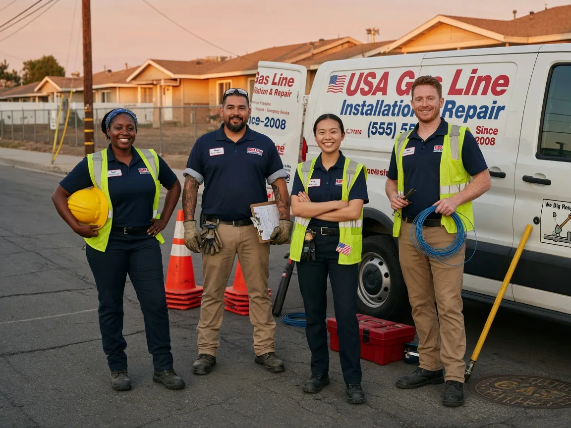 Gas Line Installation company in Calvert, TX